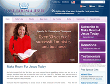 Tablet Screenshot of makeroom4jesus.com